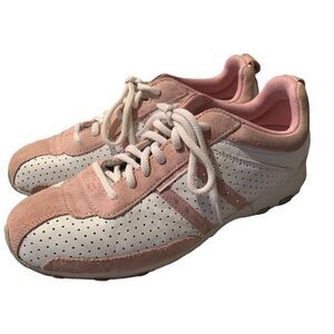 Skechers 1537 Women's Pink‎ and White Sneakers - Size 9